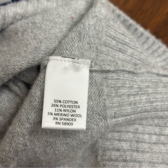 Chelsea & Violet XL Gray Pearl Embellished Knit Sweater - Picture 6 of 8